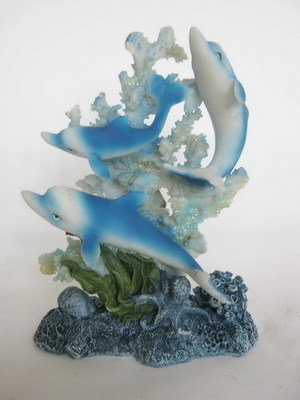 【樹(shù)脂海豚工藝品 樹(shù)脂工藝禮品 家居擺件 外貿(mào)出口 泉州生產(chǎn)廠家】?jī)r(jià)格,廠家,圖片,塑料、樹(shù)脂工藝品,泉州寶尊電子商務(wù)-